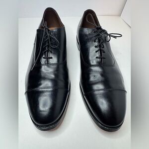 Allen Edmonds Black Leather Cap Toe Oxford Dress Shoes Size 11.5D